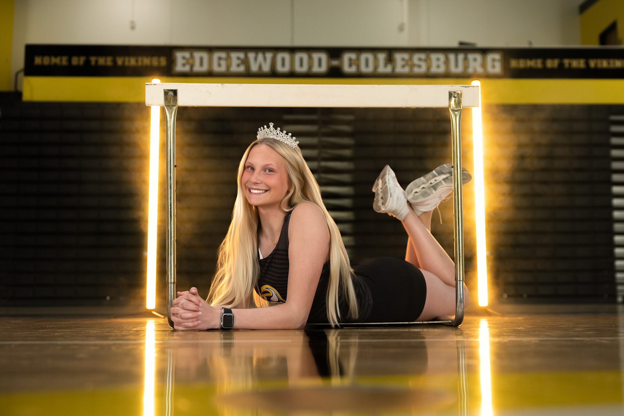 Sports team portrait with special-effects lighting by Professionally Driven Productions, photo 7