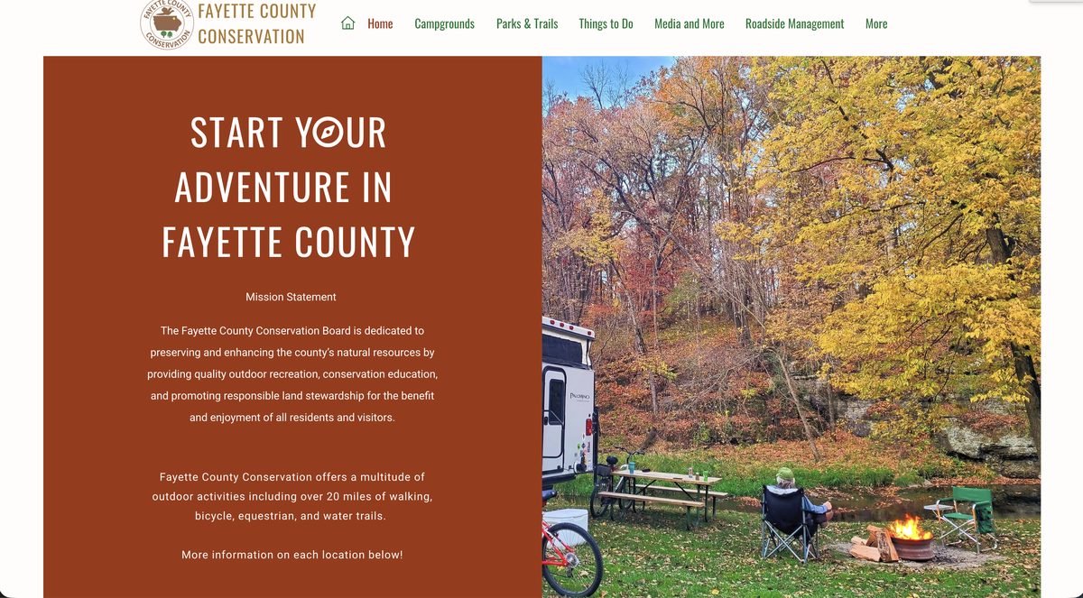 Fayette County Conservation website